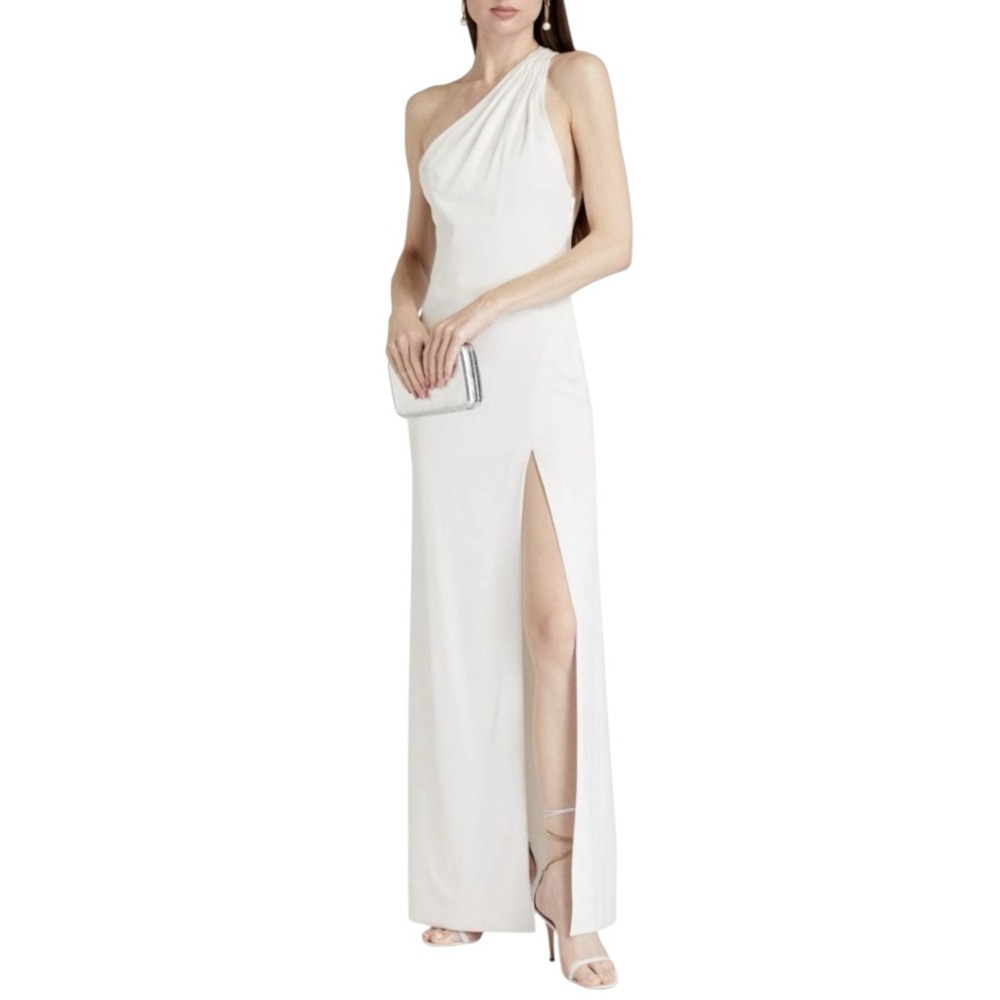 NWT Alice + Olivia One Shoulder Dress Wedding Bridal Size 2